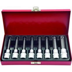 8 Embouts Torx De T27 A T70 1/2'/coffret Dt DRAKKAR TOOLS - 10754