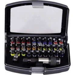COFFRET D'EMBOUTS DE VISSAGE SCHILL 1/4'' DE COULEUR 32 PIECES -394089SCHILL/S2F
