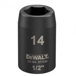 Douilles Impact Diamètre 14 Mm 1/2" DEWALT - DT7532-QZ