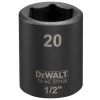 Douilles Impact Diamètre 20 Mm 1/2" DEWALT - DT7538-QZ