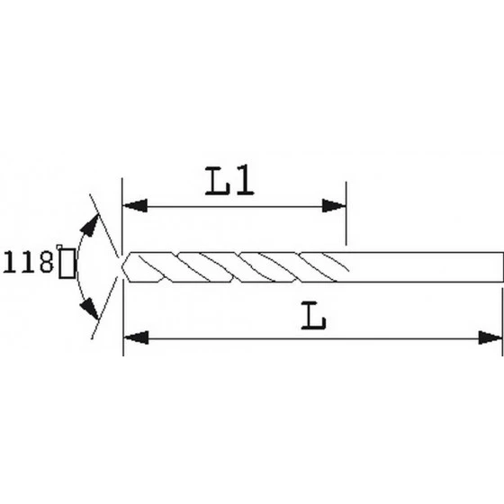 FORET COURT 3,5 MM SAM OUTILLAGE - FP135 – Image 2